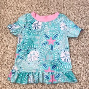 Kids short sleeve rash guard